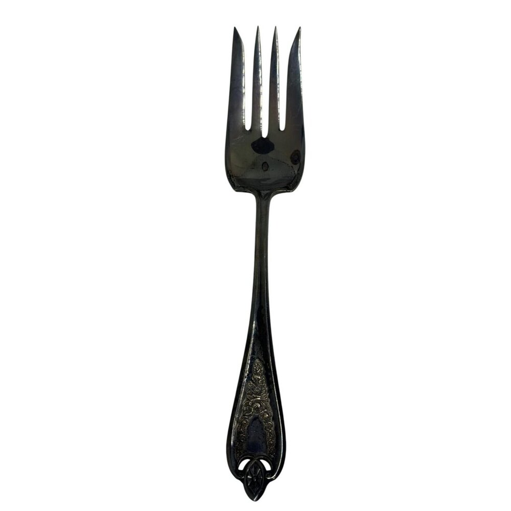 VTG 1847 Rogers Bros Silver‎ Plated Dinner Fork | Ornate Handle 8.5" Replacement